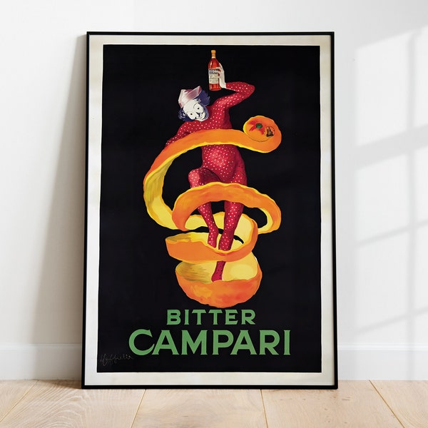 Bitter Campari 1921 Poster Leonetto Cappiello - Campari Art, Campari  Decor, Campari Art Prints, Vintage Art, Campari Poster, Campari Print