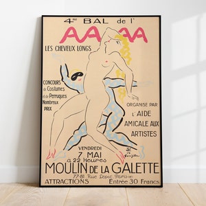 4me Bal de l'AAAA 1926 Ausstellungsplakat | Ausstellungsposter | Ausstellung Druck | Ausstellung Wandkunst | Ausstellung Poster Digital Download