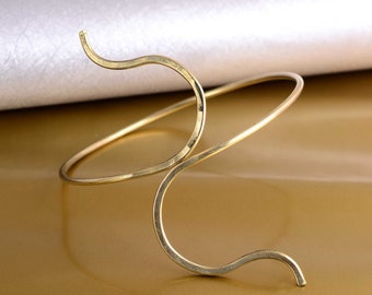 Braccialetto in ottone fatto a mano: bracciale in oro