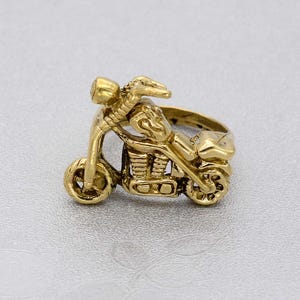 Motor Bike Ring, Bike Jewelry, Motorcycle Ring, Motorbike Ring, Gift for Biker, Rider Gift, Men Ring