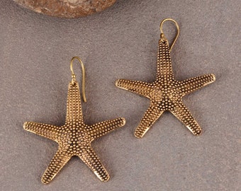 Starfish Dangle Drop Earrings