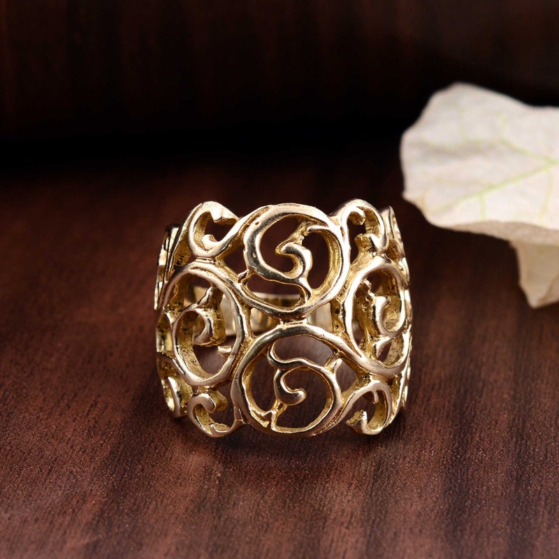 Filigree Rrings Lace Filigree Ring - Etsy
