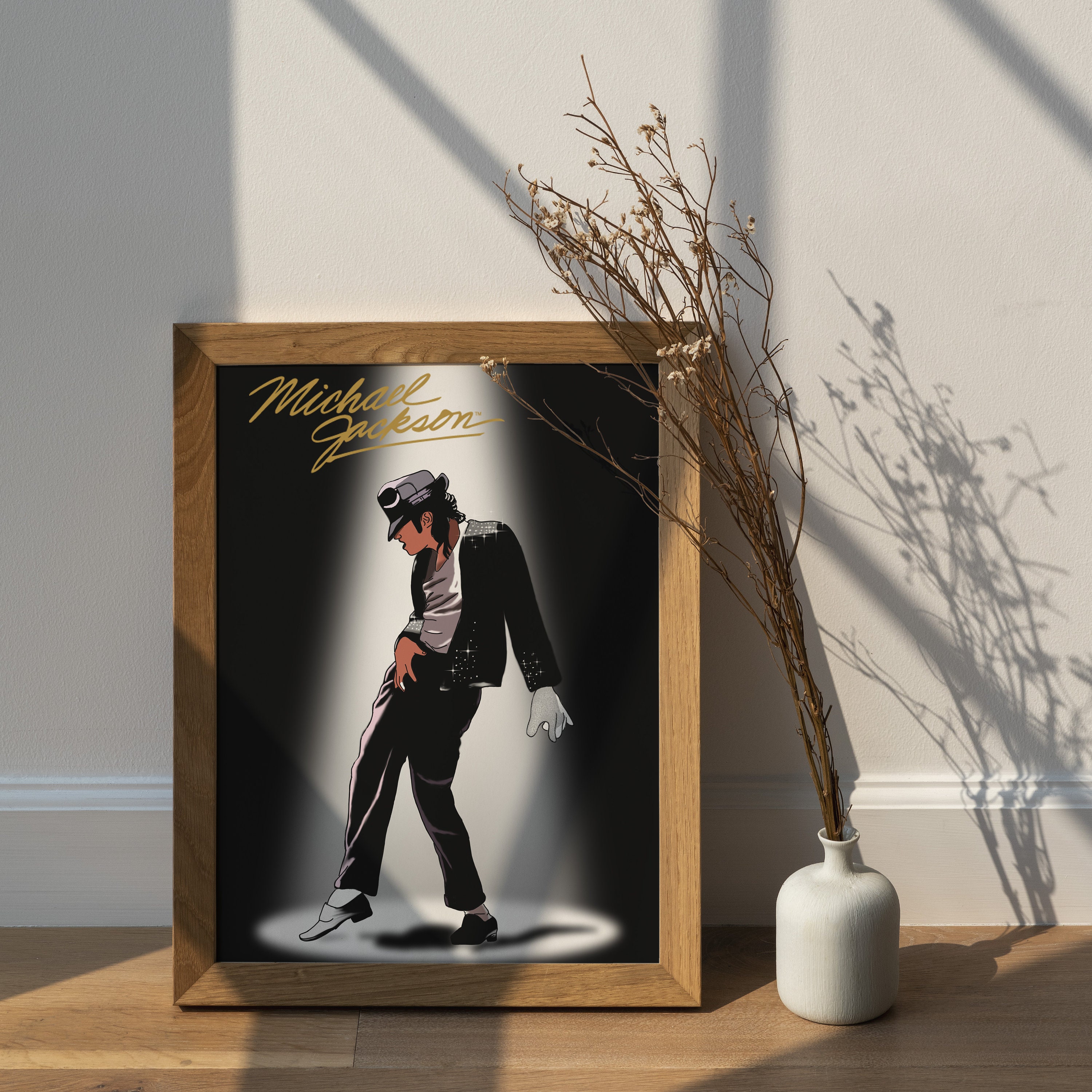 Affiche Michael Jackson – Illustration Pop Art – Décoration Murale