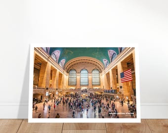 Grand Central Station NYC fototryck – Arkitekturresekonst (digital nedladdning)