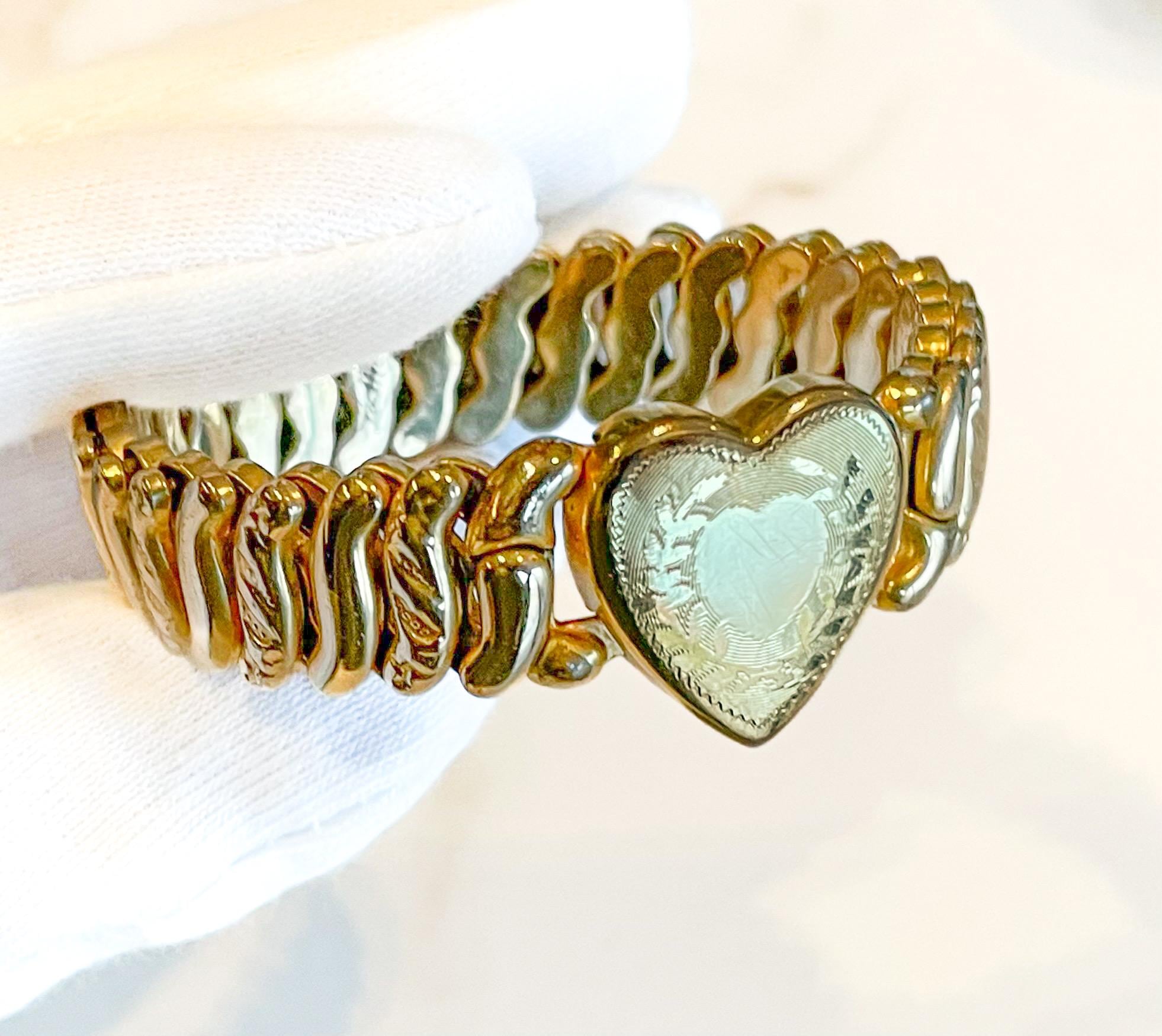 La Mode Sweetheart Expansion Heart Bracelet | Antique Sweetheart