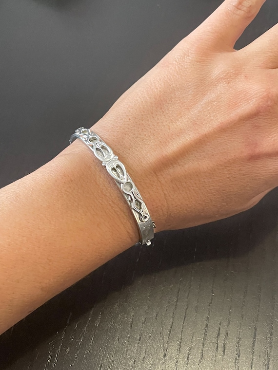 Whiting & Davis Vintage Silver Bracelet - Etsy