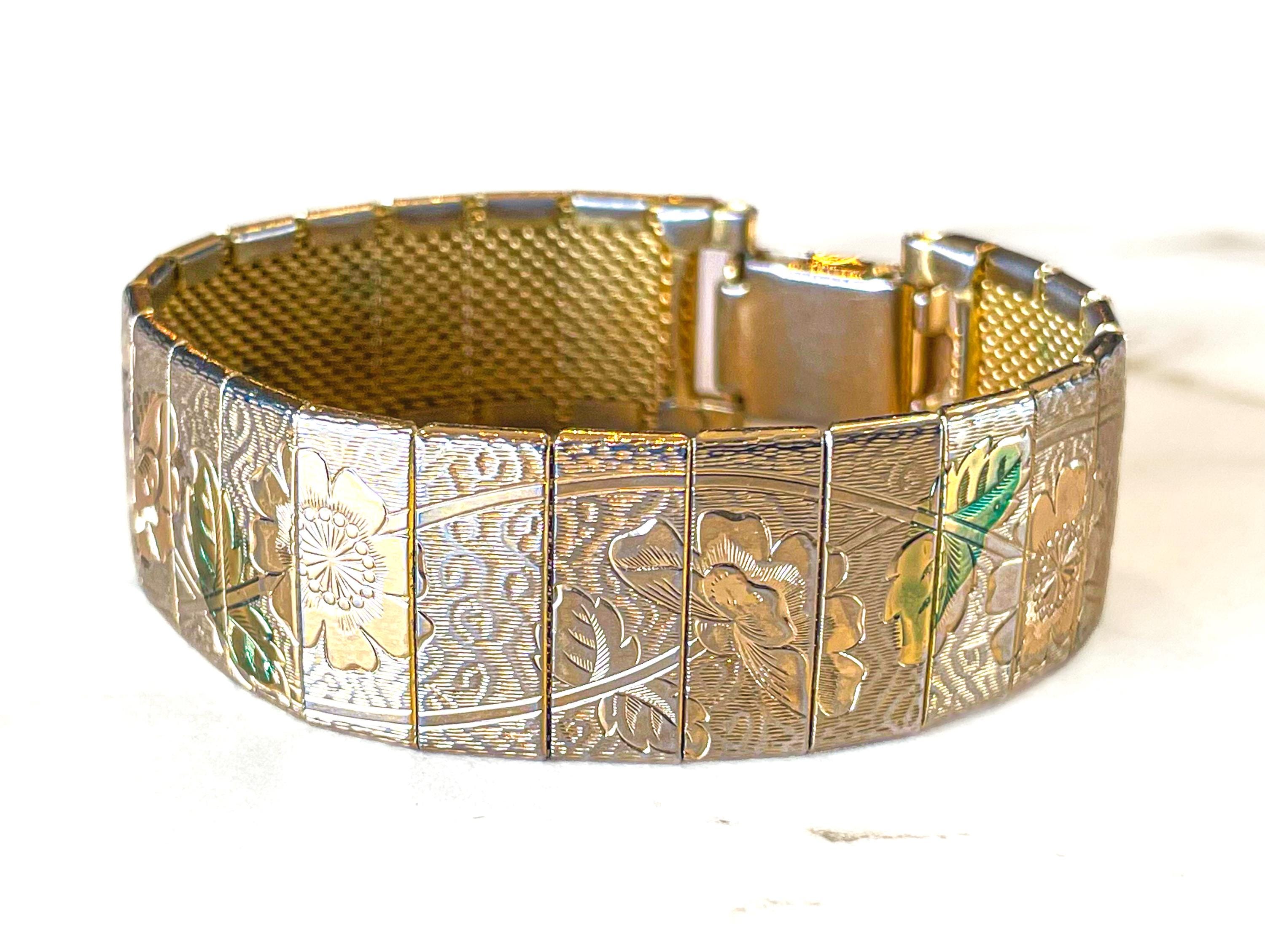 krementz クレメンツ ブレスレット   ヴィンテージ品   ゴールドカラー レディース / 240001197589 KREMENTZクレメンツ 薔薇ローズ バングル ブレスレット / ヴィンテージ