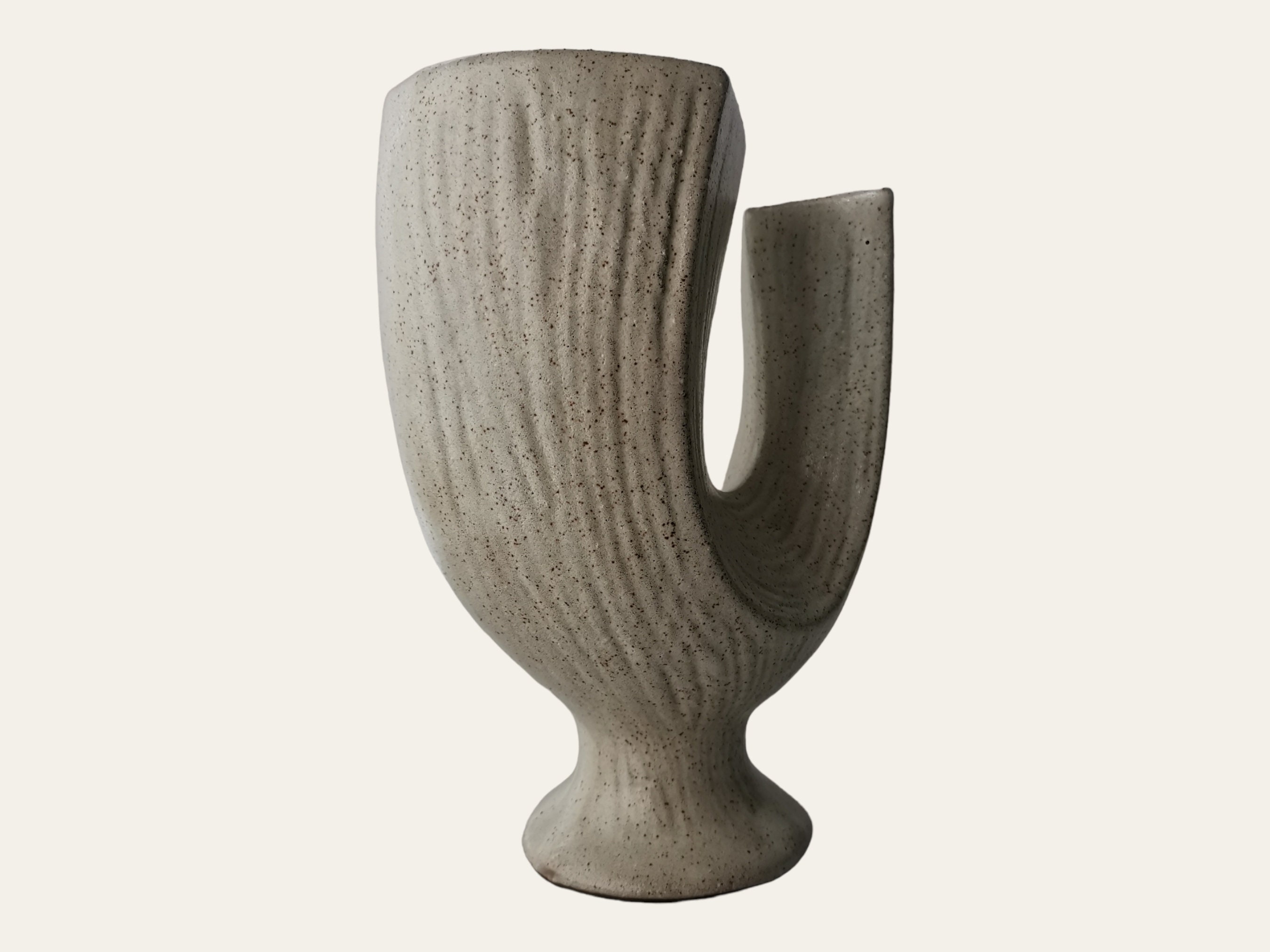 SABIN - Mid-Century Modern Ceramic Japanese Ikebena Vase