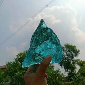 Aqua Blue Andara Crystal: Monatomic Meditation Stone (1160 gr)