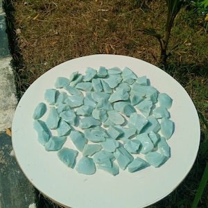 66 Pcs Rough Andara Crystals | 1052g Mixed Colors | Raw Monatomic Stones for Jewelry, Healing, Meditation