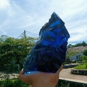 2045 gr of rough Andara Crystal Blue Electric Monatomic for Healing