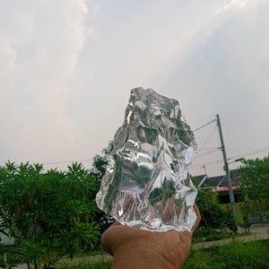 1413g Clear Andara Crystal | Raw High Vibration Stone for Energy Healing