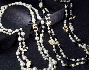 Vintage Chanel Pearl Necklace 