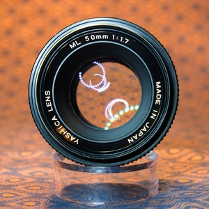 YASHICA ML 50mm F1.4 純正YASHICA製レンズフィルター付 ML 50mm / f1.4 (YASHICA ヤシカ)