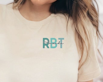 Benutzerdefiniertes RBT-Shirt Autismus-Bewusstseins-Hemden Benutzerdefinierter Name RBT-T-Shirt Frühe Eingriffs-Paraprofessionelle Autismus-Annahme-Hemden Aba-Hemd-Geschenk