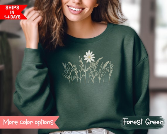 Vintage pulóver - Wild flowers Vintage pulóver - Wild flowers