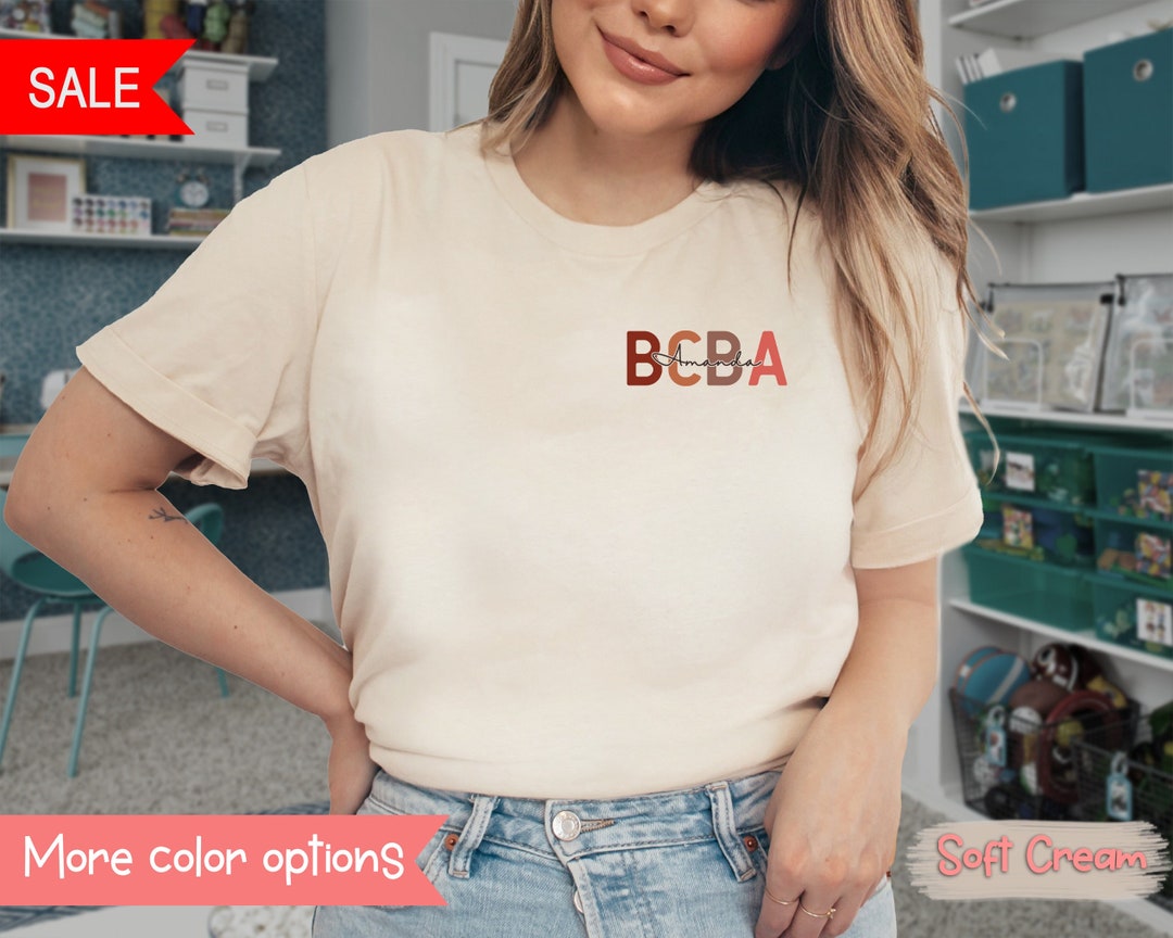 Personalized BCBA Shirt Behavior Analyst Shirt Custom BCBA Gifts ...