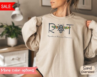 RBT Sweatshirt Autism Accept Shirt RBT Shirt Autism Awareness Sweater Advocate Autism Shirt RBT Gift Neurodivergent Sweatshirt Aba Crewneck