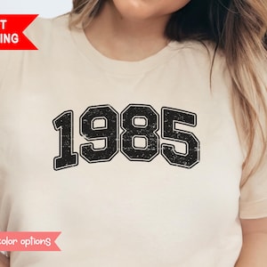 1985 シャツ 限定版 1985 Tシャツ 40歳の誕生日 女性 40歳の誕生日 男性 1985年シャツ ヴィンテージ 1985年誕生日シャツ 1985年シャツ