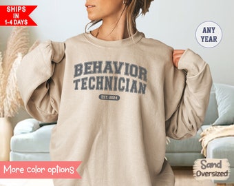 RBT Sweatshirt RBT Geschenke RBT Shirt Verhalten Techniker ABa Shirt Autismus Akzeptanz Shirt Paraprofessional Shirt Behaviour Tech Aba Sweatshirt