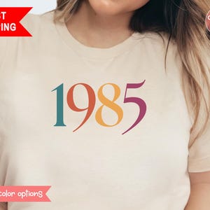 1985 シャツ 限定版 1985 Tシャツ 40歳の誕生日 女性 40歳の誕生日 男性 1985年シャツ ヴィンテージ 1985年誕生日シャツ 1985年シャツ