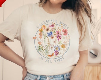 Shirt autisme, neurodivergent shirt, shirt autisme inclusie shirt geestelijke gezondheid shirt BCBA-shirt, RBT-shirt Sped Teacher shirt AAC-shirt Slp-shirt