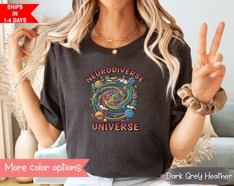 Autism Awareness Shirt Neurodiverse Universe Shirt Space Neurodiversity Shirt Inclusion Shirt Sped Teacher Gift Early Intervention Teacher