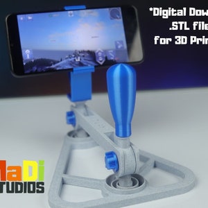 3D Printer STL File for 3D Printing, Joystick Phone Game 3D Print STL Files Digital Download, Fidget Toy Game Model