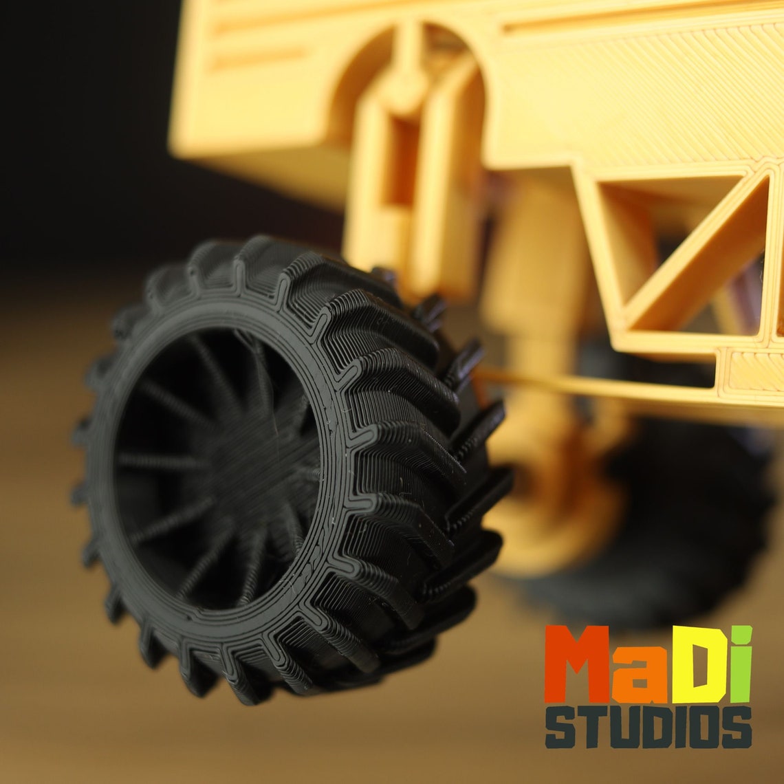 3D Printer STL File for 3D Printing, Monster Truck School Bus 3D Print