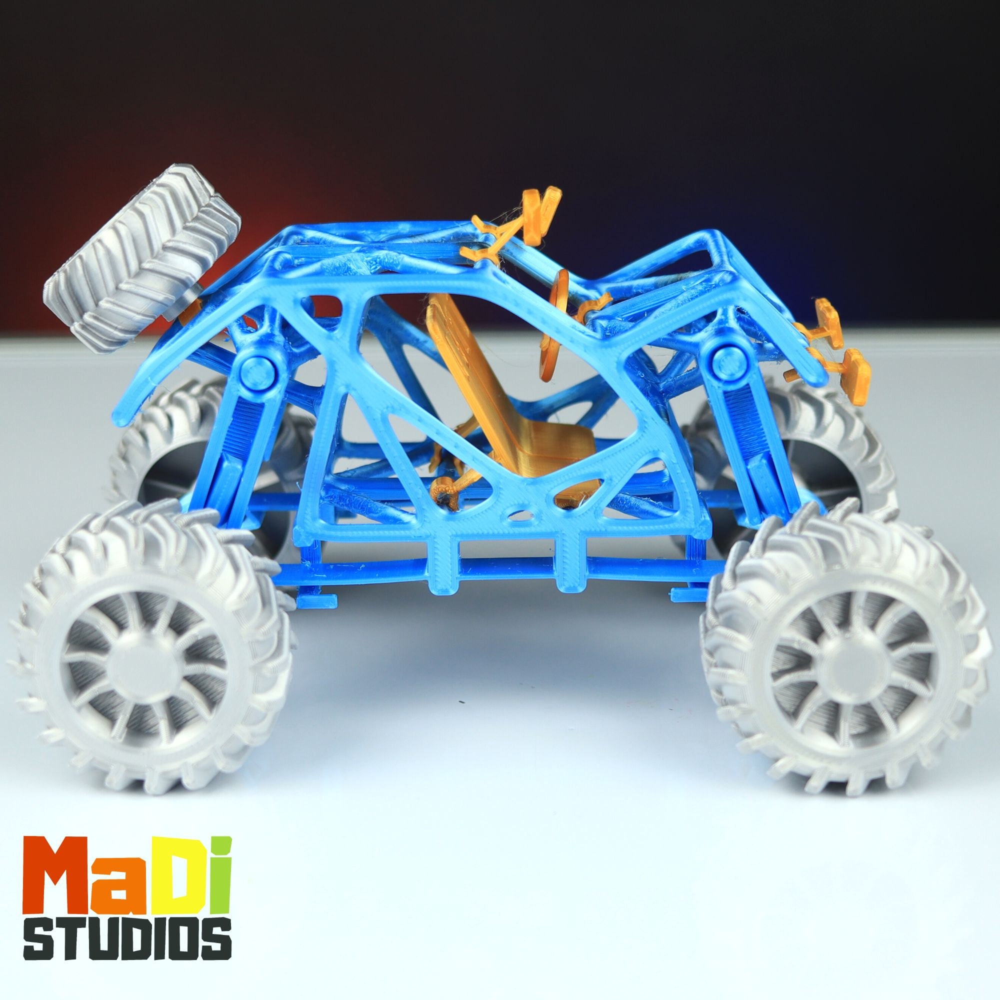 3D Printer STL File for 3D Printing, Toy Car Buggy 3D Print STL Files