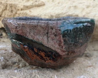 RAKU Matcha chawan, Traditional japanese tea ceremony bowl, RAKU matcha bowl