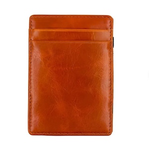 Genuine Leather Mens Purse Magic Wallet Flip Money Credit