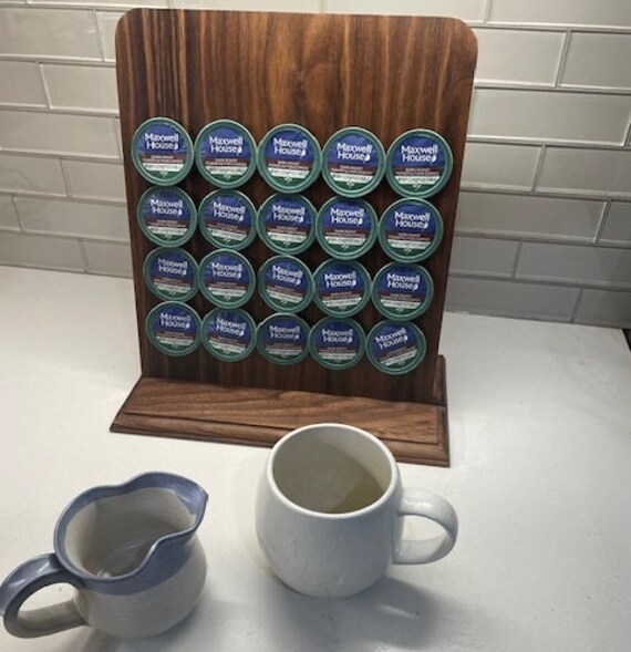 Walnut or Cherry Wood Keurig K-cup Holder - Etsy