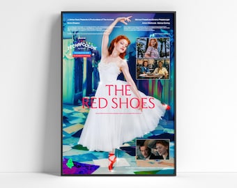 The Red Shoes (1948) filmposterprint – Powell & Pressburger British Cinema – museumkwaliteit