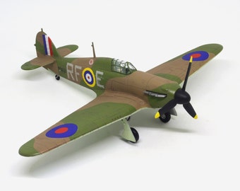 Built Hawker Hurricane MK.I 1/48 model airplane