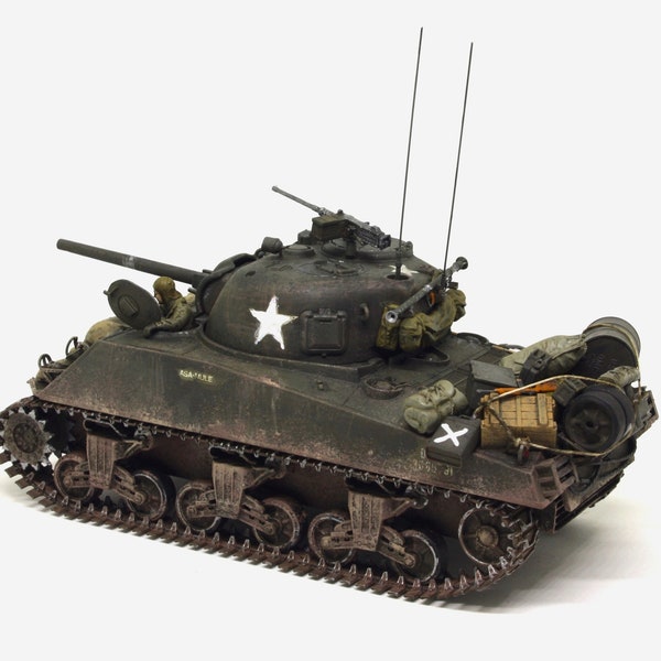 Gebaut Panzer M4 Sherman in 1/35