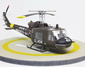 Built model helicopter Bell UH-1C 1/48