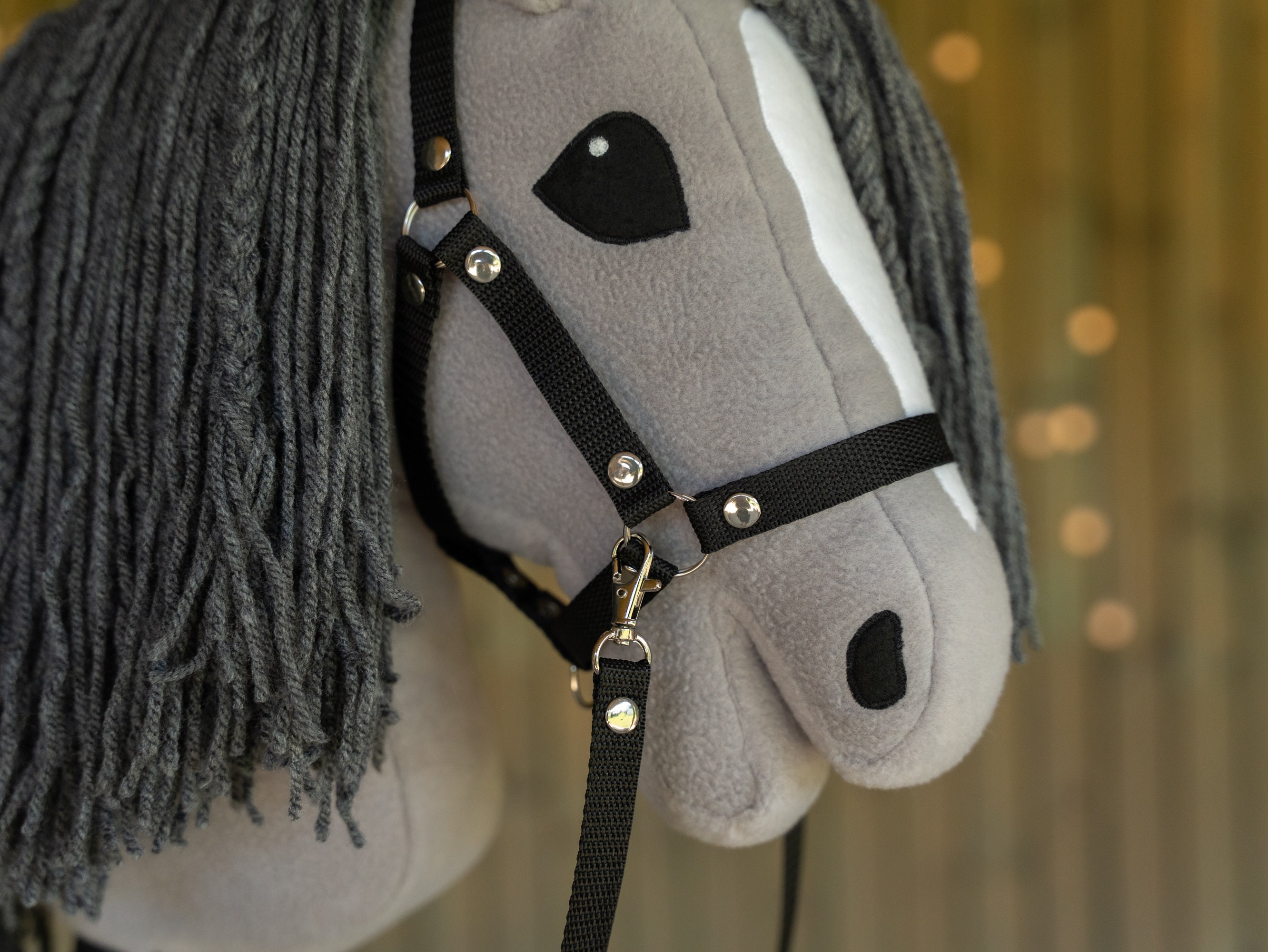 Grey Hobbyhorse, A3 Hobby Horse, Hobby Horse With Halter