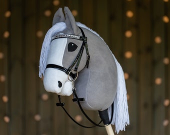 Hobbyhorse grey with bridle OR halter