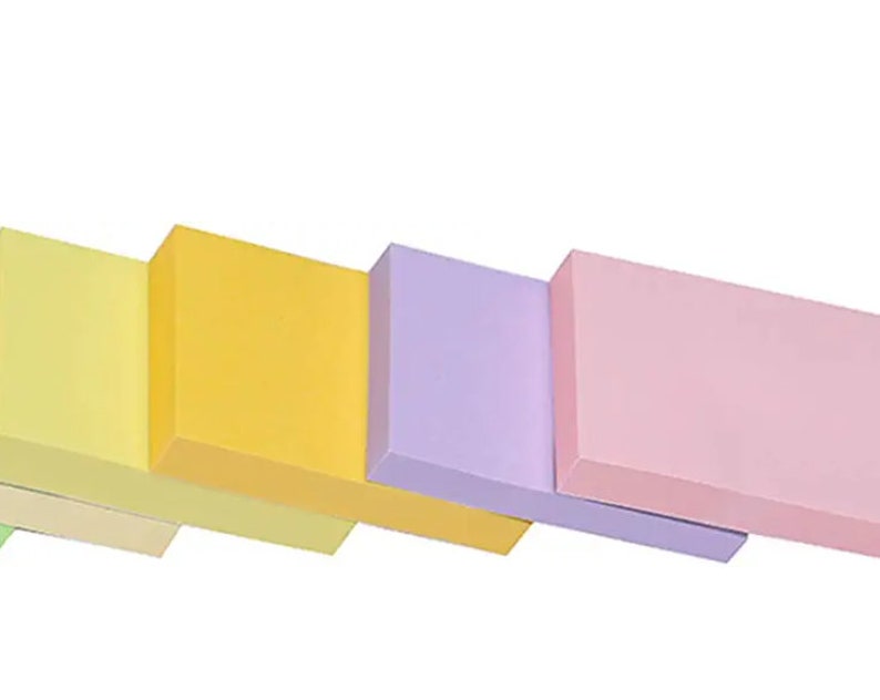 Sticky Notes 1 5x2 Inches Light Colors Self stick Pads Etsy sticky-notes-1-5x2-inches-light-colors-self-stick-pads-etsy