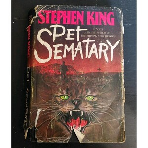 Stephen King Pet Sematary 1983 Hardcover Doubleday Dust Jacket Reading Copy
