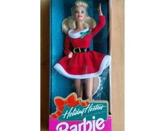 Vintage 1992 Mattel Holiday Hostess Barbie Sonderedition #10280 NRFB