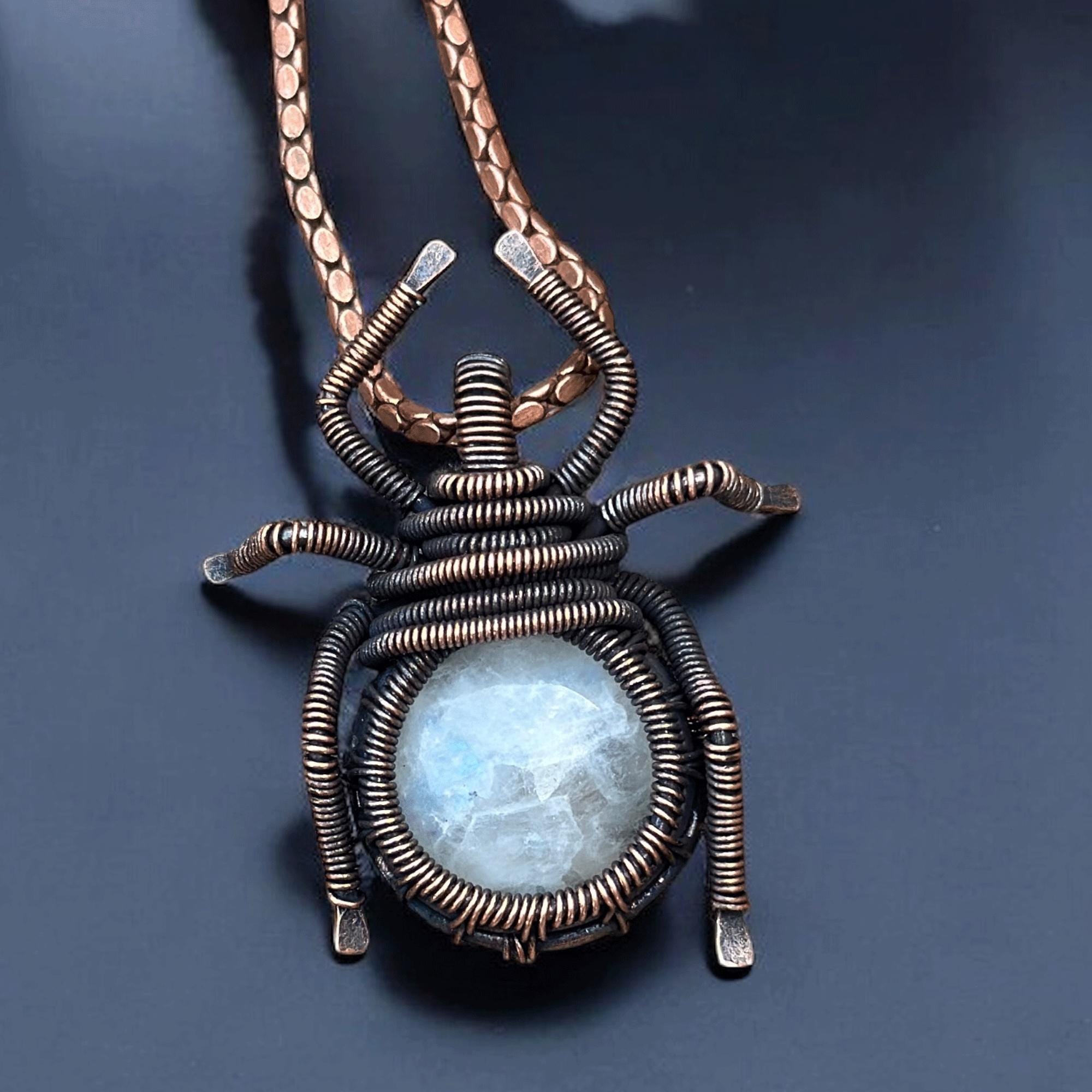 YAFEINI Luna Falena/Ragno/Fungo Collana per Donna Argento Sterling Falce di Luna Falena Collane con Ciondolo Gioielli Gotici Regali per Ragazze (Fungo