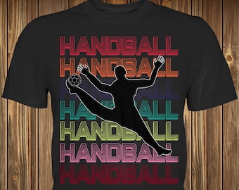 Handball Parade goalkeeper TW with handball motif in the background- Classic Shirt