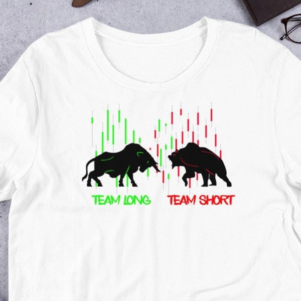 Bull vs. Bear Stock Market Shirt Unisex T-Shirt