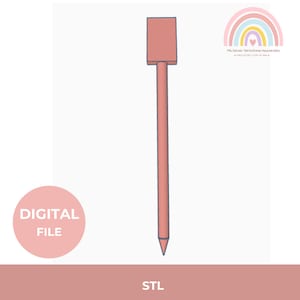 Small Icing Punch - Digital Icing Tool - Cookie Scribe/Scraper Sprinkles - Digital File- STL File for 3D Printing
