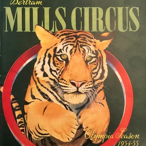 Circus Programme - Scarce 1954-55 Bertram Mills Circus Olympia Season Programme - Rare