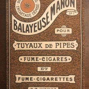 Pipe Smoker - Zestaw do czyszczenia fajki Vintage - Oryginalna zawartość, Oryginalne opakowanie, Oryginalna ulotka z instrukcją - Lata 30. XX wieku