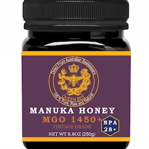 Australian Manuka Honey MGO 1450+ (250g) – Premium Raw Manuka Honey