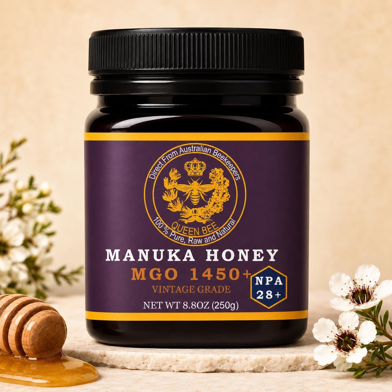Australian Manuka Honey MGO 1450+ (250g)